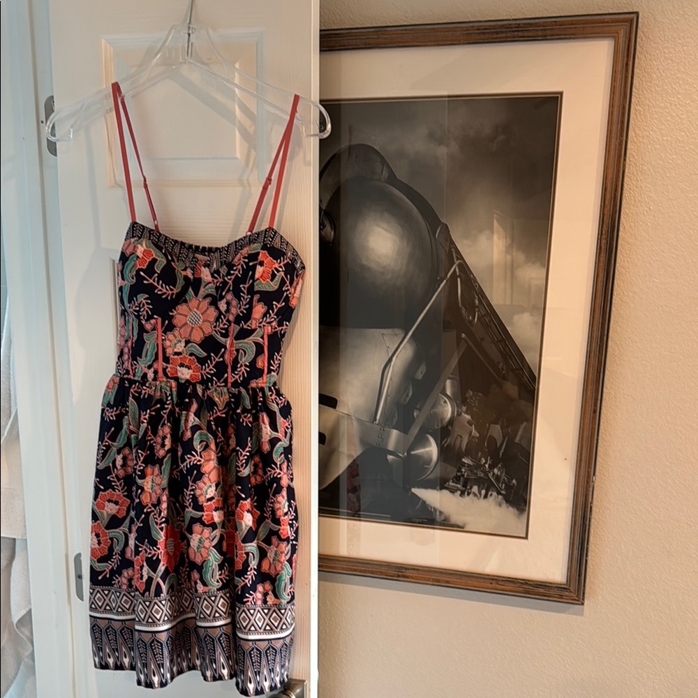 Floral Spaghetti Strap Dress